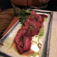 Watermelon tataki at Veganees in Amsterdam