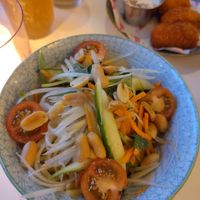 Papaya salad at Veganees in Amsterdam