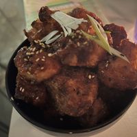 Korean fried cauliflower   at Veganees in Amsterdam