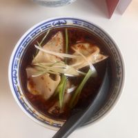 Wonton  at Veganees in Amsterdam