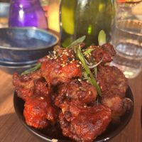 Korean cauliflower   at Veganees in Amsterdam