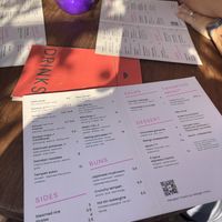 The menu (English version available!)  at Veganees in Amsterdam