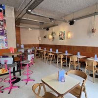 Interior at Veganees in Amsterdam