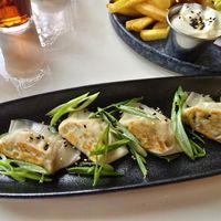 Gyozas as side at Veganees in Amsterdam