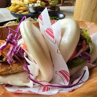 Bao buns at Veganees in Amsterdam