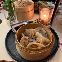 Kimchi Mandu (€9,00)🥟  at Veganees in Amsterdam