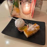 Mango Cheesecake (€9,00)🥭  at Veganees in Amsterdam