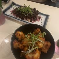 Tempeh and cauliflower   at Veganees in Amsterdam