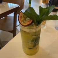Passionfruit mojito: quite nice  at Veganees in Amsterdam