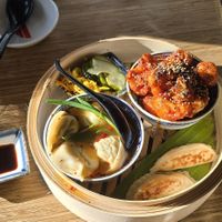 Second course in favourites platter for two at Veganees in Amsterdam