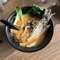 Miso Ramen Soup at Veganees in Amsterdam
