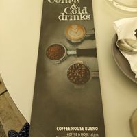 Menu at Búeno in Mali Losinj