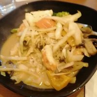 Creamy mushroom at Vegan Fusion in North London