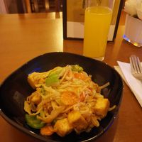 Pad thai at Vegan Fusion in North London