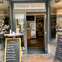entrance at Rösterei M.A.G. in Bamberg