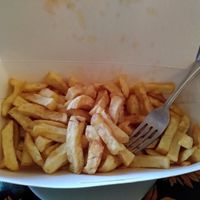 Large chips, also part of the way through (September 2022) at Henry's of Hunstanton in Hunstanton