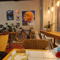 Painting + sitting (couch also available) at ROUND - Helsinginkatu in Helsinki