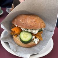 Lox Bagel  at ROUND - Helsinginkatu in Helsinki