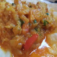 Bhuna tofu puri at Indian Brasserie in South Shields