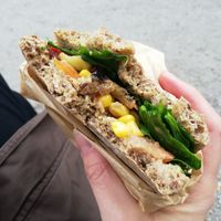 Sandwich with grilled vegetables at Dean & David - Makartplatz in Salzburg