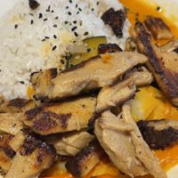 Red curry with vegan chicken   at Dean & David - Makartplatz in Salzburg