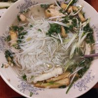 Pho soup with fried tofu at Em Oi Pho in Budapest