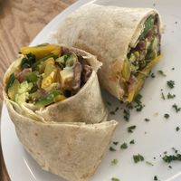 Vegan Breakfast burrito!!   at Heist Cafe in San Francisco