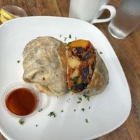 Vegan beast breakfast burrito  at Heist Cafe in San Francisco