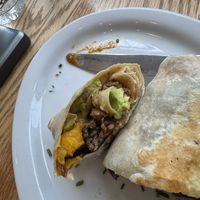 Vegan Burritoos  at Heist Cafe in San Francisco
