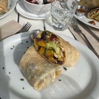 vegan burrito (no patty)  at Heist Cafe in San Francisco