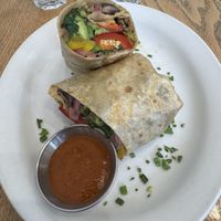Vegan beast burrito   at Heist Cafe in San Francisco