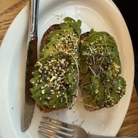 Avo toast   at Heist Cafe in San Francisco
