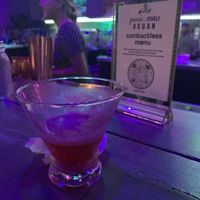 Mocktail  at Pauseitively Vegan in Deerfield Beach