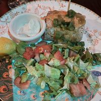 Half of a burrito  at Pauseitively Vegan in Deerfield Beach