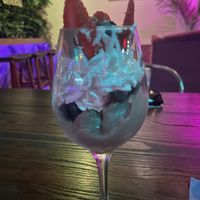Delicious chocolate mousse dessert￼  at Pauseitively Vegan in Deerfield Beach