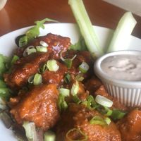 Wings! Ordered another one right away they were THAT good  at Pauseitively Vegan in Deerfield Beach