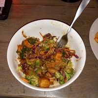 Tofu bowl yummy at Pauseitively Vegan in Deerfield Beach