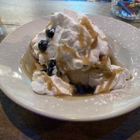 Belgian waffle ice cream sandwich  at Pauseitively Vegan in Deerfield Beach