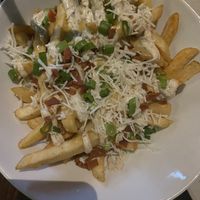 loaded fries  at Pauseitively Vegan in Deerfield Beach