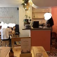 Picture from the inside at Vegan & Veggie in Medellin