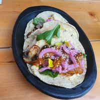 De taquito at Vegan & Veggie in Medellin