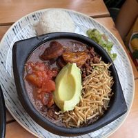 Cazuela Paisa so delicious   at Vegan & Veggie in Medellin