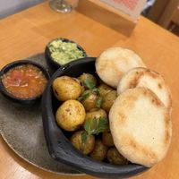 papas con hogao  at Vegan & Veggie in Medellin