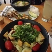 La Fresca and Sancocho at Vegan & Veggie in Medellin
