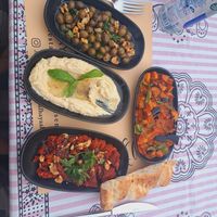 Vegan Meze. at Al Hayaal in Mardin