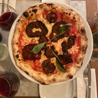Vegan Spicy Pizza at Farina & More in West London