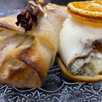 Strudel de manzana  at Bacán Pizzas de Autor in Mallorca