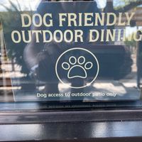 Yea!! Dogs on patio!! at La Crosse Distilling Co in La Crosse