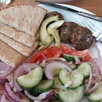 The avocado was from my husband's dish. at La Crosse Distilling Co in La Crosse