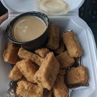 Organic Fried tofu with peanut sauce at Duke's Pad Thai in Cayce
